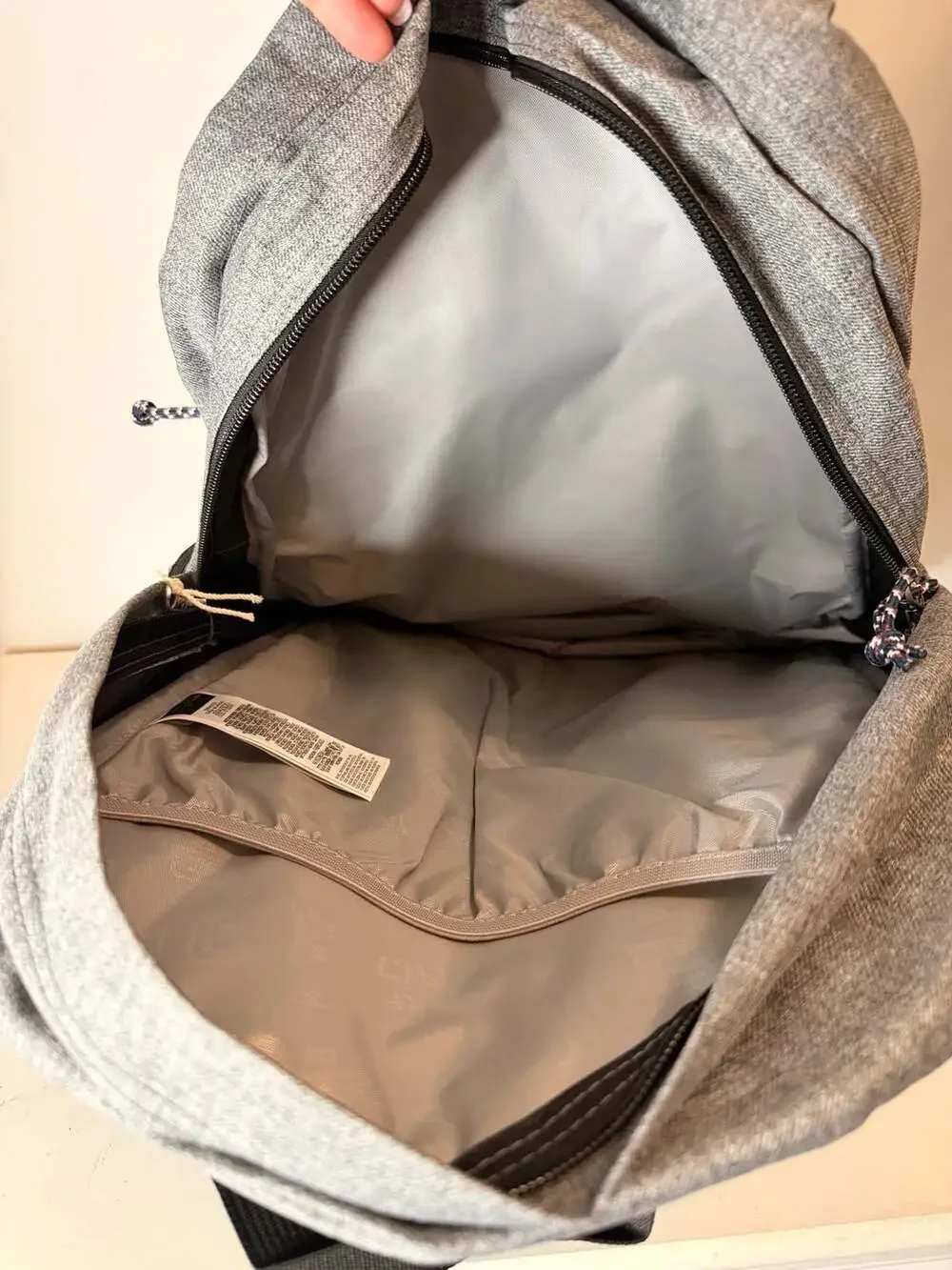 JanSport Cool Student Backpack Grey Letterman Poly